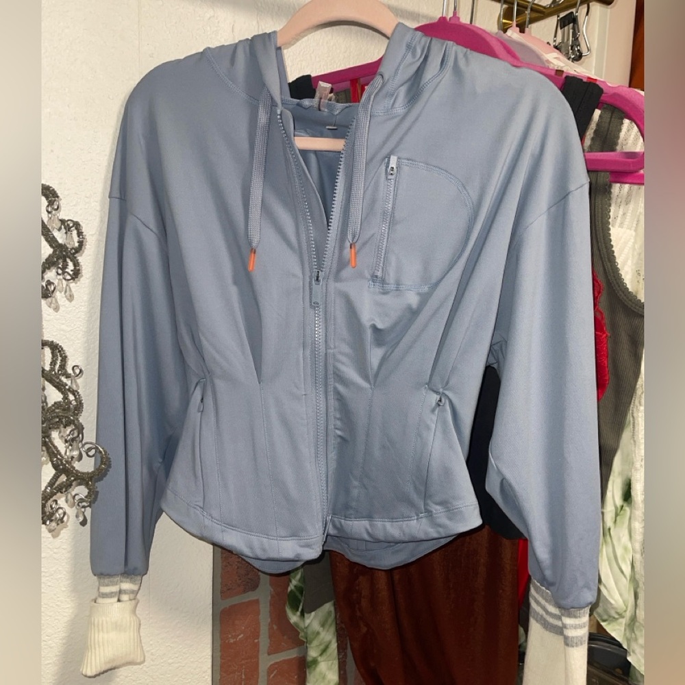 FP Movement by Free People Blue Utility Jacket
